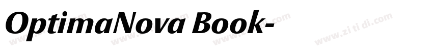 OptimaNova Book字体转换 OptimaNova Book字体转换